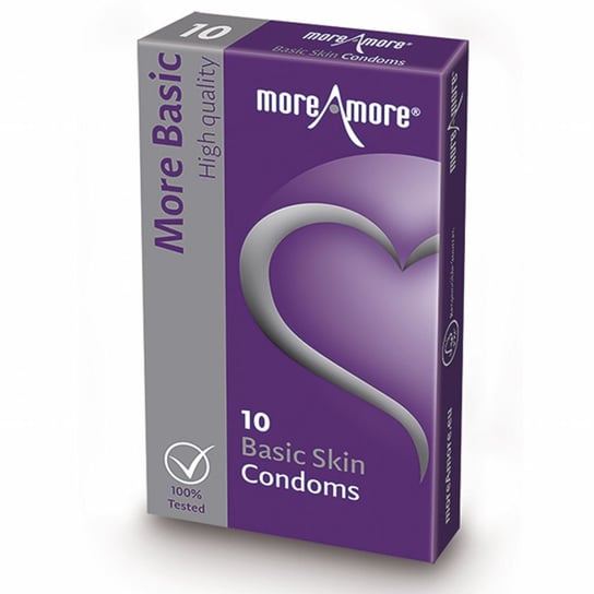 Prezerwatywy - Moreamore Condom Basic Skin 10 Szt Moreamore