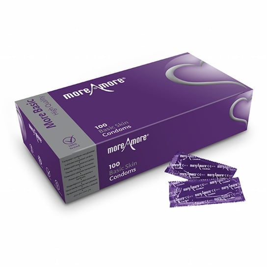 Prezerwatywy - Moreamore Condom Basic Skin 100 Szt Moreamore