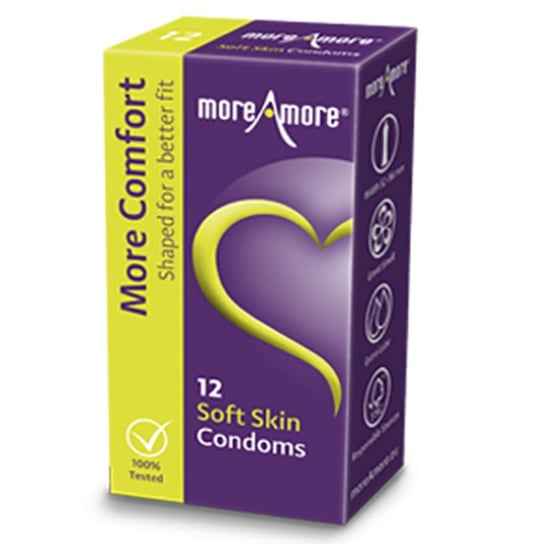 Prezerwatywy - Moreamore Condom Soft Skin 12 Szt Moreamore
