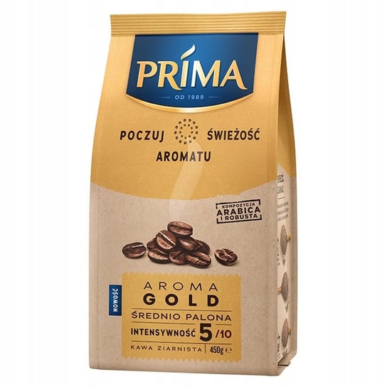Prima Aroma Gold Kawa Ziarnista 450G Prima