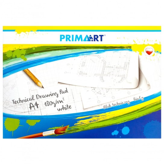 Prima Art, Blok Techniczny, A4/10 kartek, Prima Art 361018 Prima Art