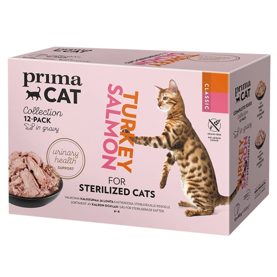 Primacat Classic Sterilized Collection Karma Dla Kotów 12X85G Inna producent