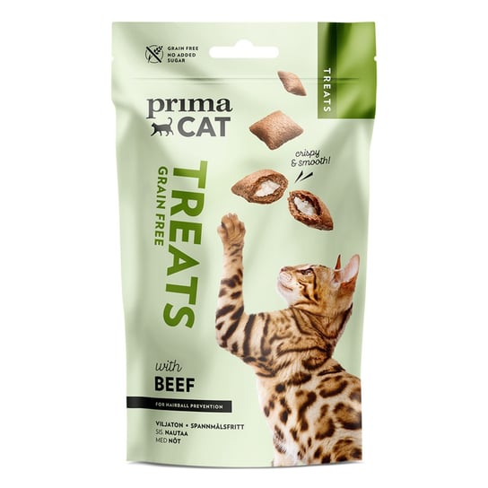 Primacat Treats Crunchy Anti-Hairball Bezzbożowe Przysmaki Dla Kota 40G Inna producent