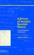 Primer of Analytic Number Theory Jeffrey Stopple
