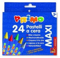Primo, Maxi, Kredki woskowe, 24 kolory MoroColor