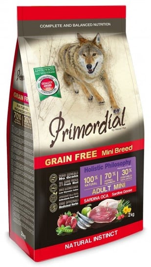 Primordial Dog Grain Free Mini Adult Sardine & Goose 2kg Inny producent