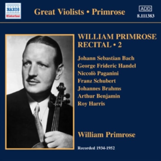 Primrose: Recital. Volume 2 Various Artists