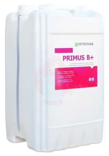 PRIMUS B+ to zmodyfikowany i wzbogacony zawiesinowy nawóz mineralny zawierający składniki pokarmowe, które po naniesieniu na nasiona w trakcie przygotowania materiału siewnego, stają się łatwo dostępne dla tworzącego się systemu ... inna (Inny)