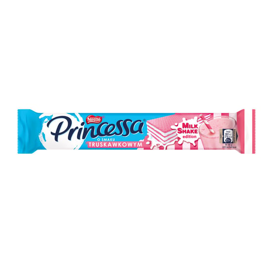 Princessa milkshake wafelek truskawkowy 38g Princessa