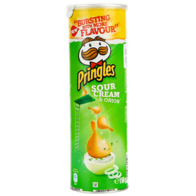 Pringles, Chipsy śmietanowo-cebulowe, 165 g Pringles
