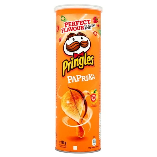 Pringles  Chipsy Ziemniaczane - Paprykowe (W Tubie) -  165G Pringles