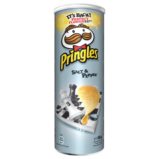 Pringles chipsy ziemniaczane salt & pepper 165g Pringles