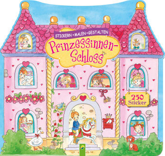 Prinzessinnenschloss - Stickern, Malen, Gestalten Schwager & Steinlein