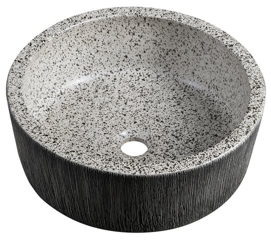 PRIORI umywalka ceramiczna nablatowa Ø 41 cm, granit Inna marka