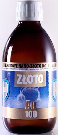 Pro Aktiv Nano Złoto Koloidalne 10Ppm 300Ml Pro Aktiv