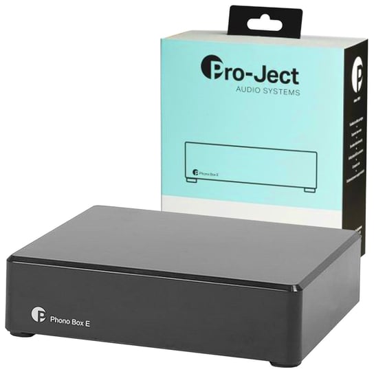 Pro-Ject Phono Box E - Przedwzmacniacz gramofonowy MM : Kolor - Czarny Pro-Ject