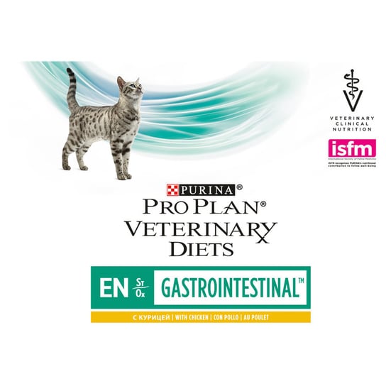 PRO PLAN Veterinary Diets EN St/Ox Gastrointestinal Karma dla kotów Kurczak 10 x 85 g Purina