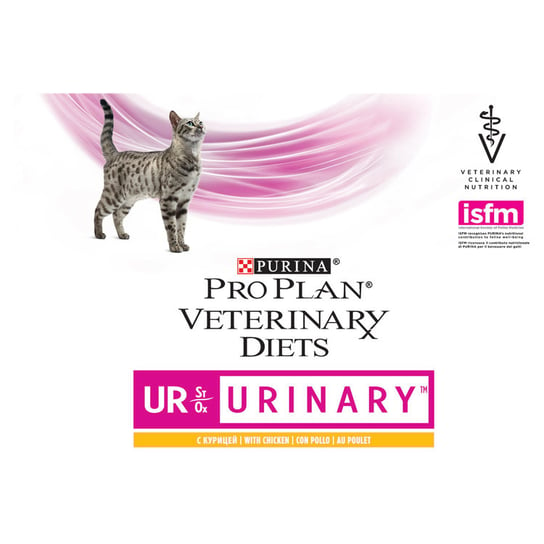 PRO PLAN Veterinary Diets UR St/Ox Urinary Karma dla kotów 850 g Kurczak (10 x 85 g) Purina