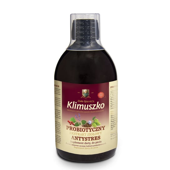 Probiotyczny ekstrakt ziołowy, Antystres, 500ml Zioła Ojca Klimuszko