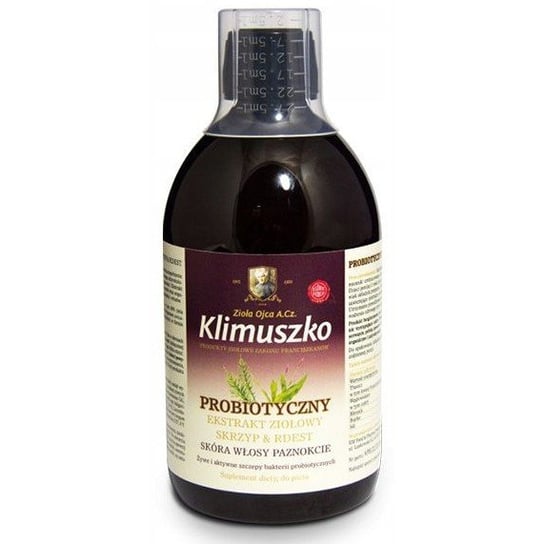 Probiotyczny ekstrakt ziołowy Skrzyp&Rdest Suplement diety, 500ml Zioła Ojca Klimuszko