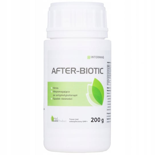 Probiotyk lek drób trzoda bydło After-Biotic 200g Intermag