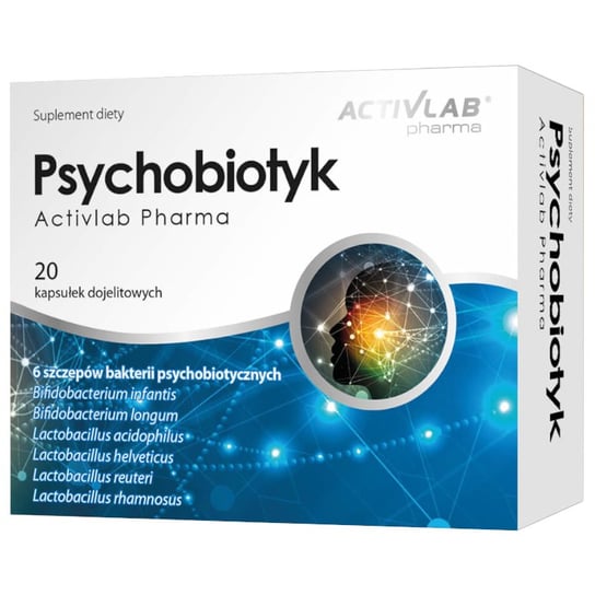 Probiotyk Na Jelita Psychobiotyk Activlab Pharma 20 Kapsułek ActivLab
