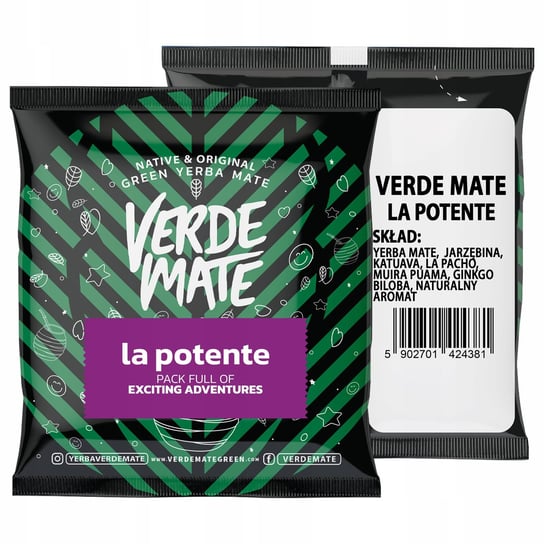 Próbka Yerba Verde Mate Green La potente 50g Verde Mate
