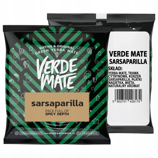 Próbka Yerba Verde Mate Green Sarsaparilla 50g Verde Mate