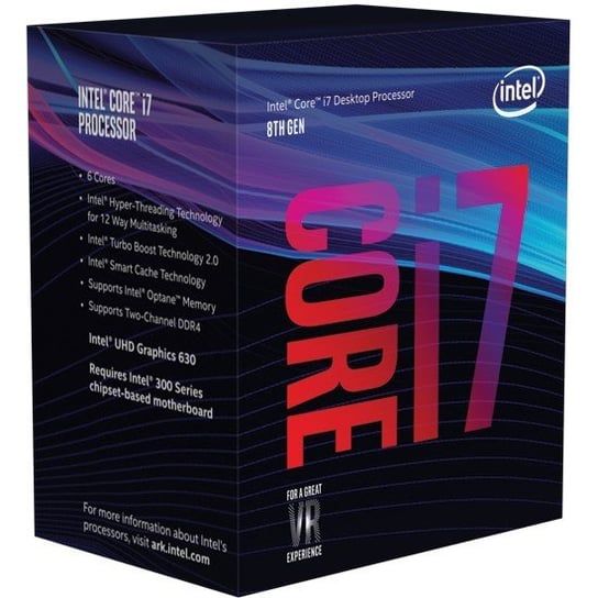 Procesor INTEL Core i7-8700K,3.7 GHz, 12 MB, Socket - LGA 1151 Intel