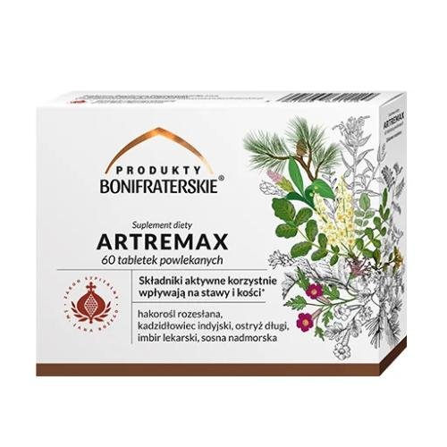 Produkty Bonifraterskie ARTREMAX, Suplement diety, 60 tab. Produkty Bonifraterskie