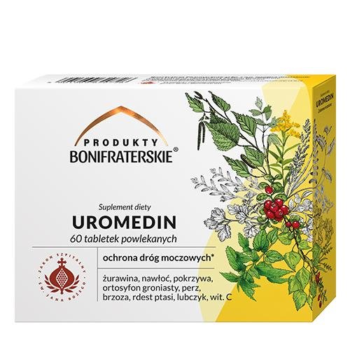 Produkty Bonifraterskie Uromedin Suplement diety, 60 tab. Produkty Bonifraterskie