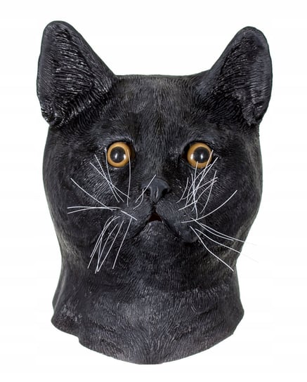Profesjonalna Lateksowa Maska Czarny Kot Głowa Kot Inna marka