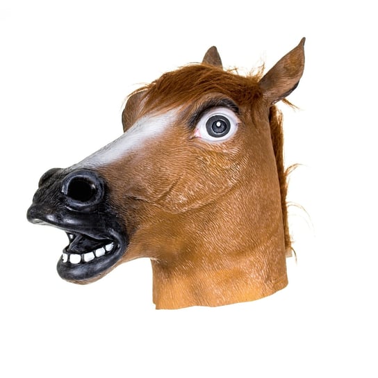 Profesjonalna lateksowa maska KOŃ głowa konia Inny producent