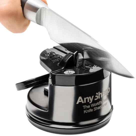 Profesjonalna ostrzałka do noży kuchennych AnySharp PRO gun metal AnySharp