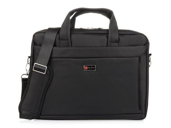 Profesjonalna torba na laptopa do pracy duża a4 J27 czarny Bag Street