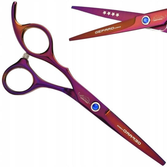 Profesjonalne Nożyczki fryzjerskie do strzyżenia włosów Gepard 4,5 linia Superior Calissimo