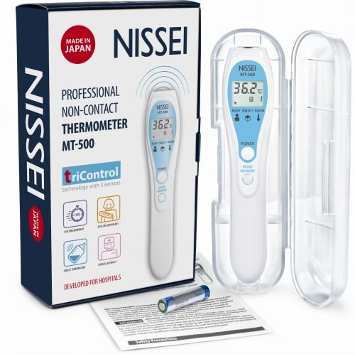 Profesjonalny medyczny bezdotykowy termometr, Nissei, MT-500 Nissei