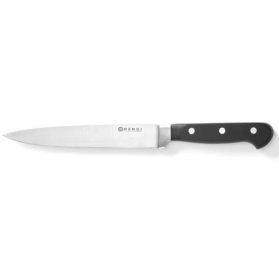 Profesjonalny Nóż Rzeźniczy Do Mięsa Kuty Ze Stali Kitchen Line 200 Mm - Hendi 781340 Hendi