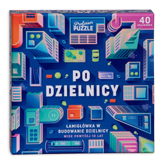 Professor Puzzle, łamigłówka, Budowanie dzielnicy Professor Puzzle