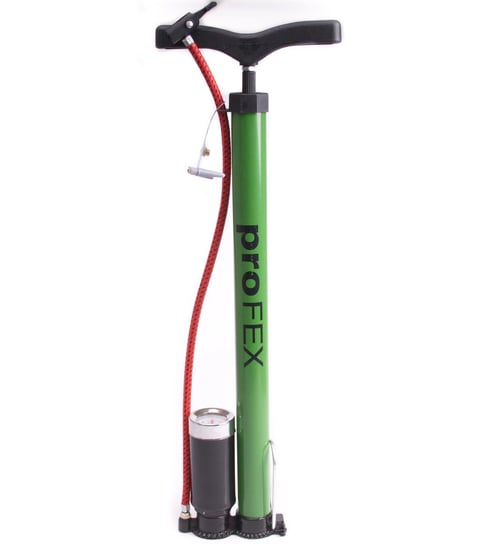 Profex, Pompka rowerowa stojąca, 38 x 480 mm, zielony PROFEX