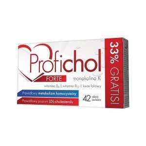Profichol Forte, suplement diety, 42 tabletki Natur Produkt