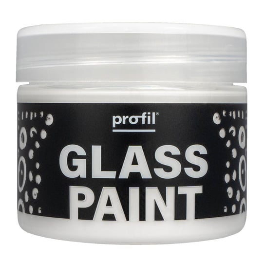 Profil Glass Paint 50 Ml - Biała Farba Do Szkła I Porcelany - Do Malowania Talerzy, Kubków, Słoików Profil