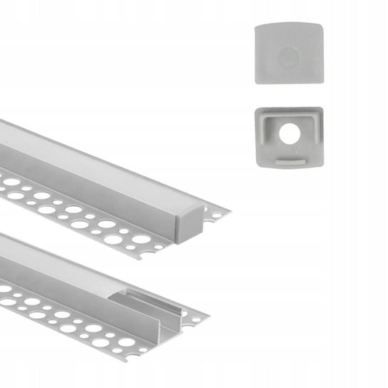 Profil Natynkowy do LED Wpuszczany do Płyt Karton/Gips Linie Świetlne 1m Ecolight