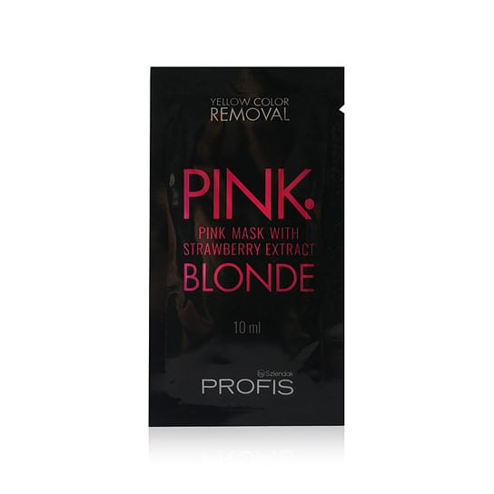Profis mini, Maska z różowym pigmentem do włosów blond, 10ml PROFIS