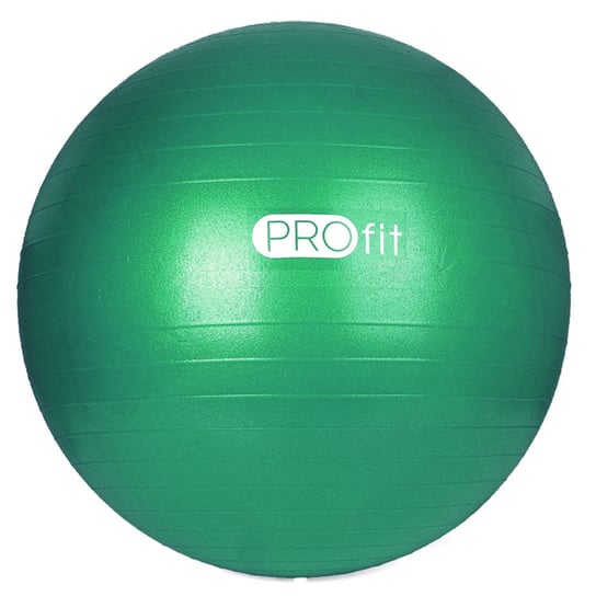 Profit, Piłka gimnastyczna 65 cm zielona z pompką DK 2102 Profit