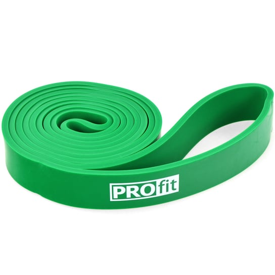 Profit, Taśma treningowa, Power Band SL2607, zielony, 208x0,45x2,9 cm Profit