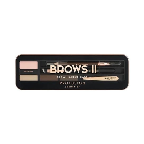 Profusion, Brows II Makeup Case, Wielofunkcyjna paletka do makijażu brwi Profusion