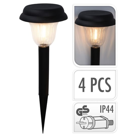 ProGarden Lampy ogrodowe LED, 4 szt., 11,5x35 cm ProGarden
