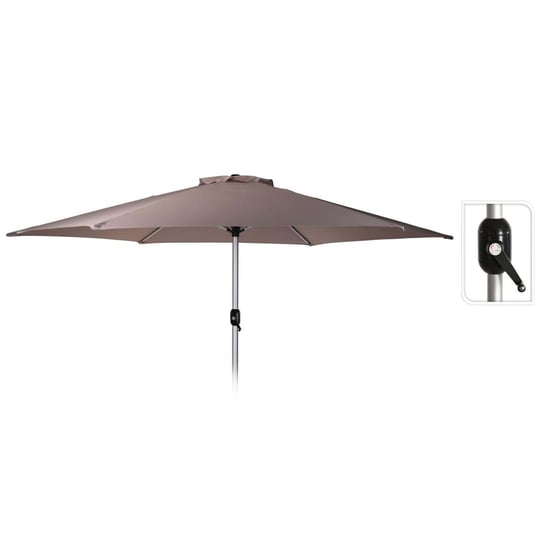 ProGarden Parasol Mardi, 270 cm, kolor taupe ProGarden