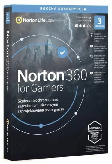 Program antywirusowy Norton 360 For Gamers 3D 50GB Norton